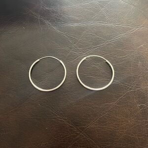 SILVER TONE EARRINGS